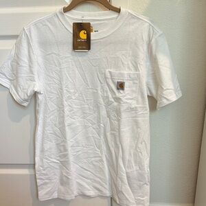 Carhartt Women’s White Pocket T-Shirt